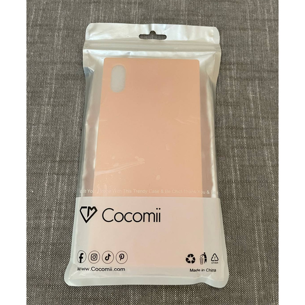 New Cocomii Square Neutral iPhone XS Max Matte Nude Phone Case